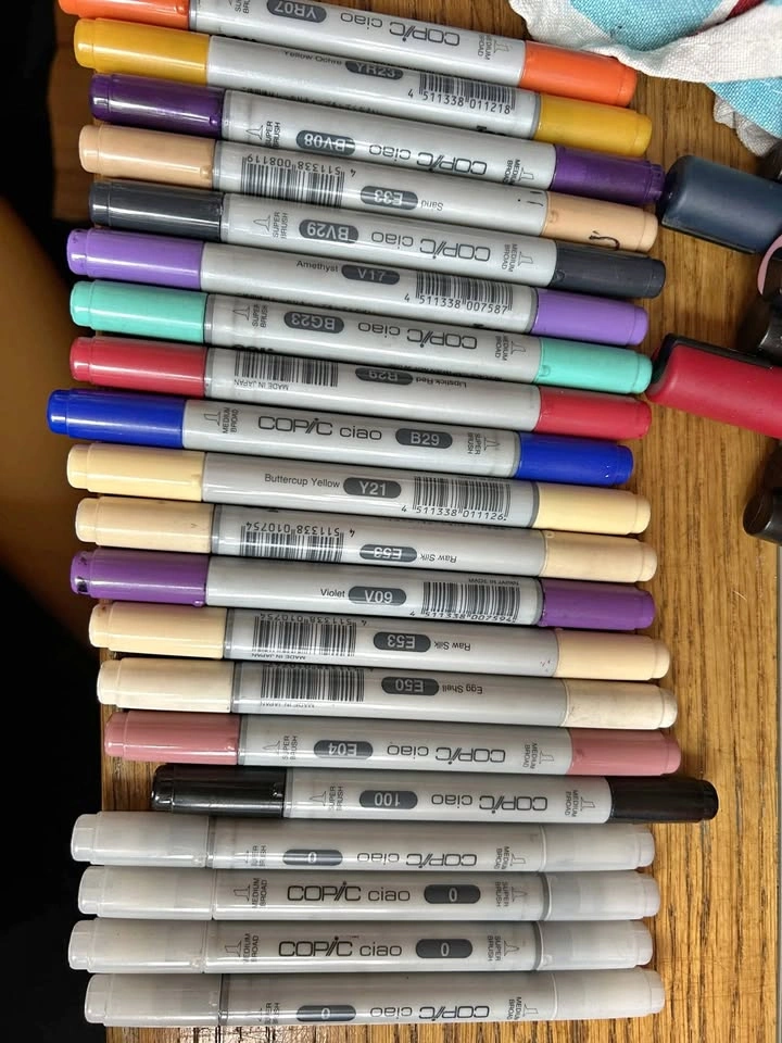 29 copic markers - artist markers