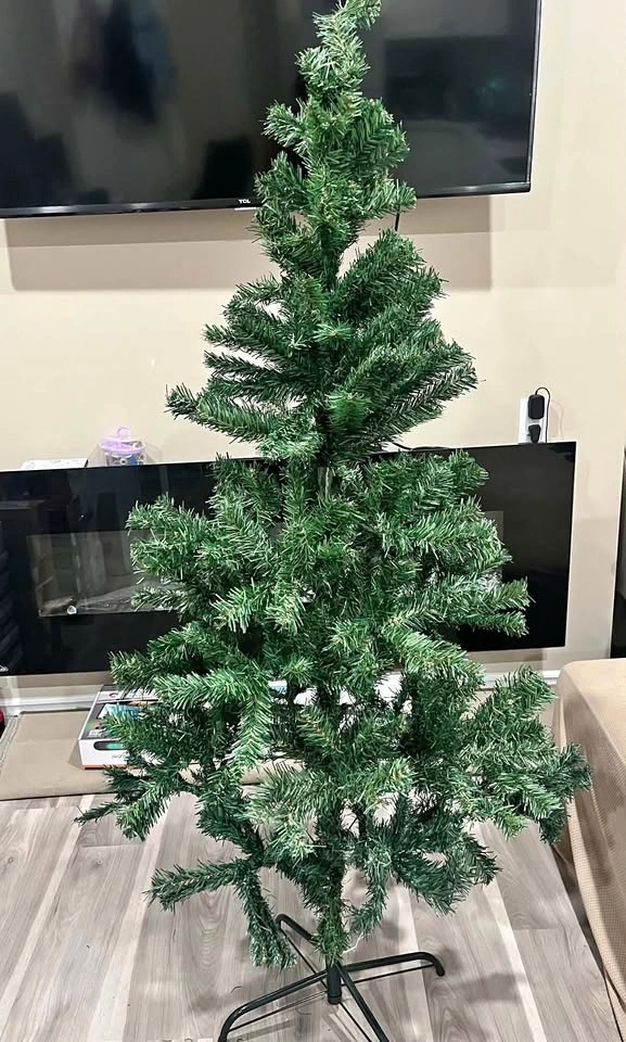Artificial Christmas Tree with Ornaments