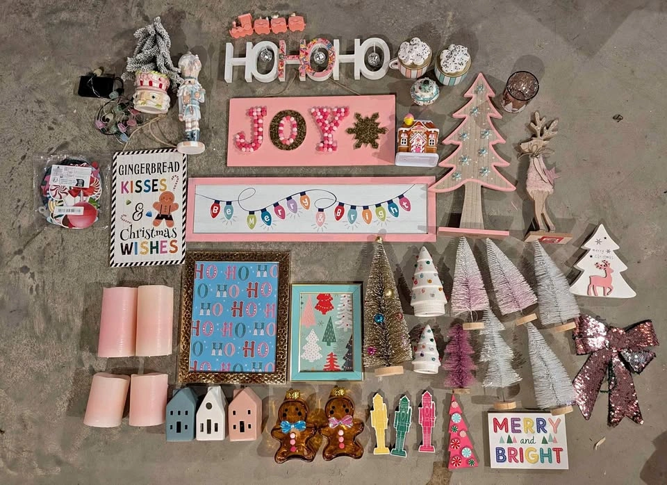 Pink Candy Land / Sweet Christmas Decor Bundle