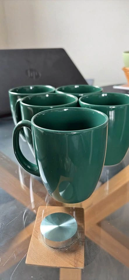 Green Mugs - Set of 5 corelle