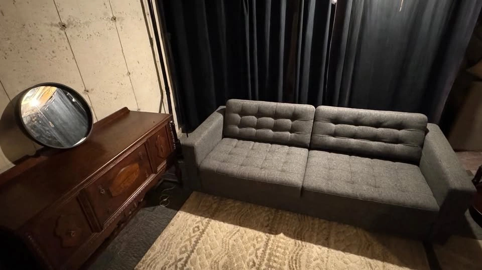 2month used IKEA Morabo 3-Seater Sofa — Dark Grey - photo 2