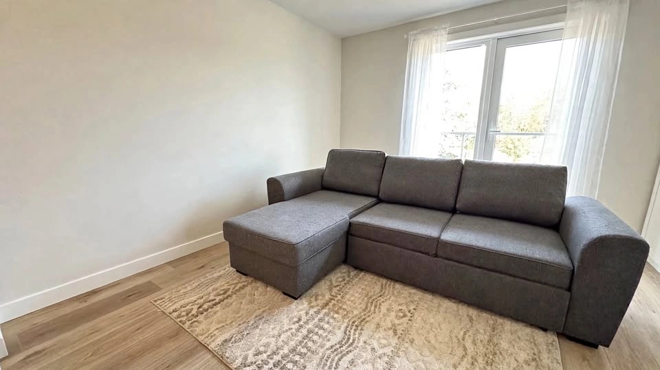 Grey Sectional Sofa Bed with Storage Chaise