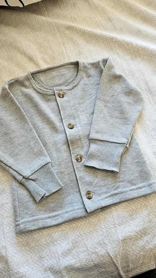 Grey Knit Baby Cardigan (12month)