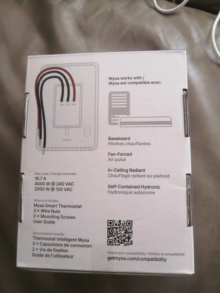 Mysa for Electric Baseboard Heaters Gen3 - photo 4