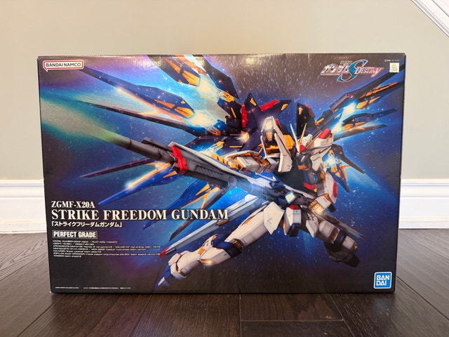 Bandai PG Strike Freedom Gundam 1/60 – New Unbuilt Gunpla