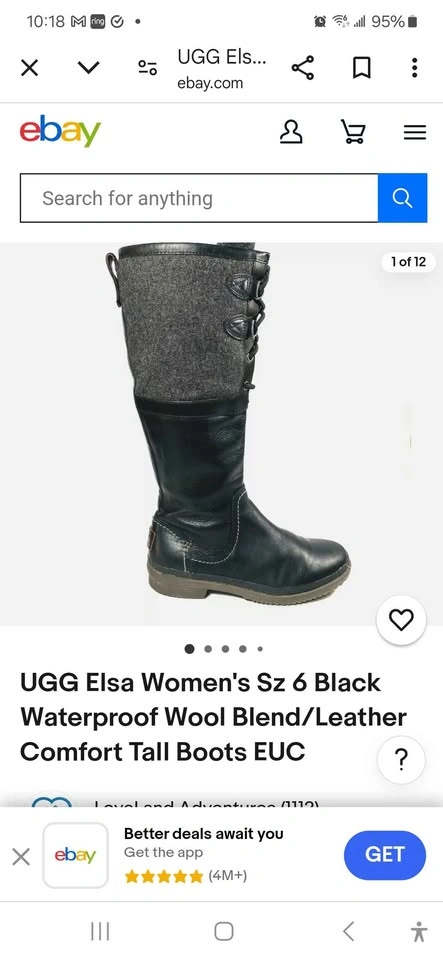 Ugg Elsa Belcloud Boot As New - photo 5