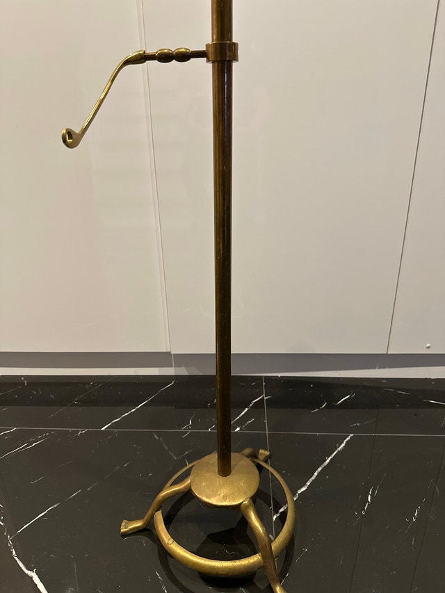 Vintage solid brass clothing valet stand - photo 3