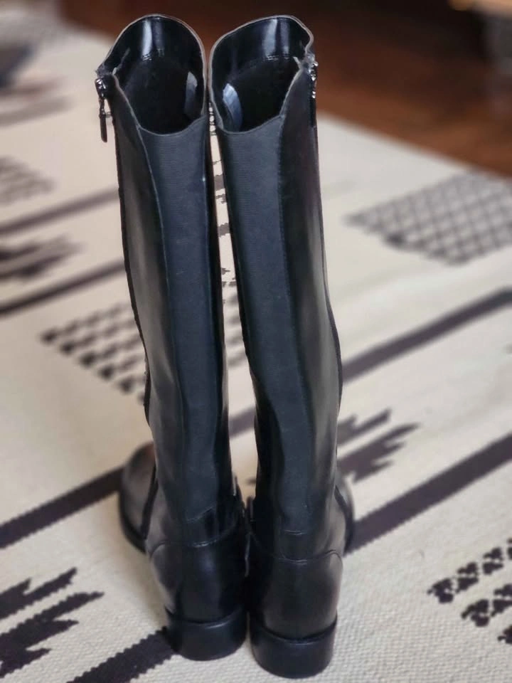 Blondo Waterproof Leather size 6.5 Moto Riding Boots women - photo 5
