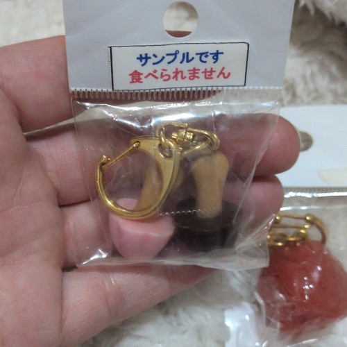 Japan Food Replica Keychain Lot of 3 Multicolor - photo 3