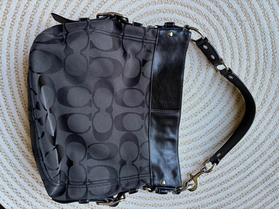 Coach Vintage Y2K Signature Zoe Large Hobo Bag Black - photo 3