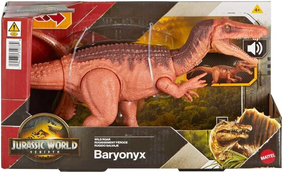 Jurassic World Rebirth Wild Roar Baryonyx Dinosaur Toy
