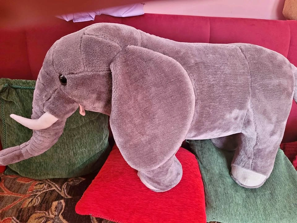 Large Plush Elephant Toy