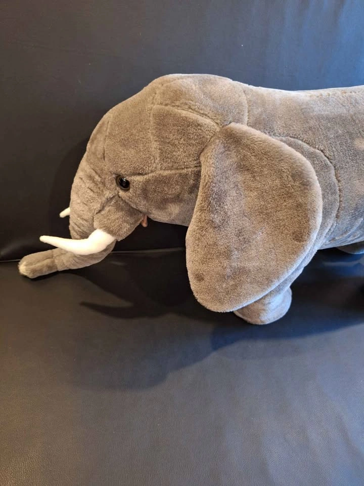 Large Plush Elephant Toy - photo 4