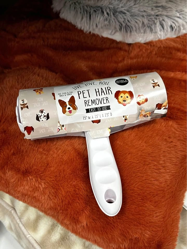 Reusable Pet Hair Remover Roller – Dog & Cat Fur (Brand New)