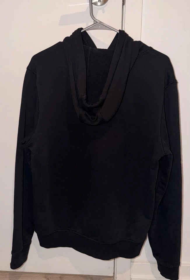Hugo Hoodie, Small, Black, Teal Logo Patch - photo 2
