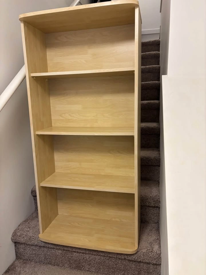 4-Tier Wooden Bookshelf – Clean & Sturdy - photo 2