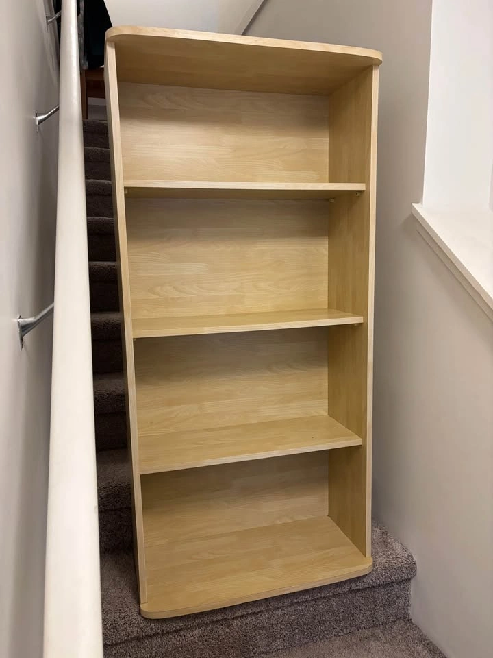 4-Tier Wooden Bookshelf – Clean & Sturdy - photo 3
