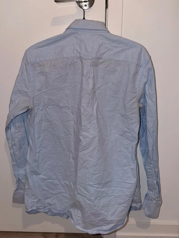 Marks & Spencer Oxford Button-Down Shirt, Small, Light Blue - photo 2