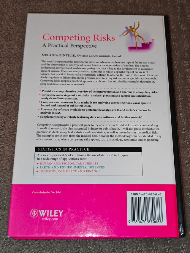 Competing Risks: A Practical Perspective Book – Melania Pintilie - photo 2