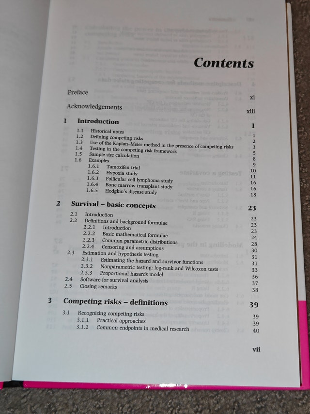 Competing Risks: A Practical Perspective Book – Melania Pintilie - photo 4