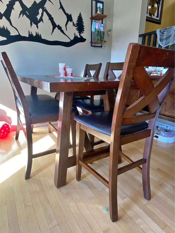 5-Piece Counter-Height Dining Set