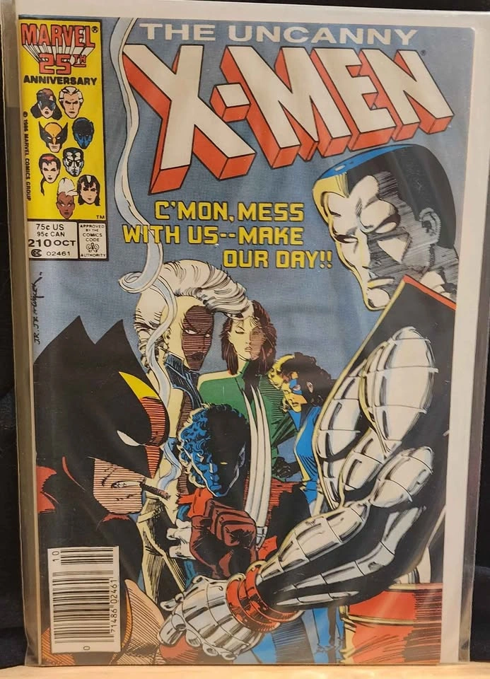Lot of X-men Comics: 201, 204, 210 & 213 (3 Key Issues) - photo 2
