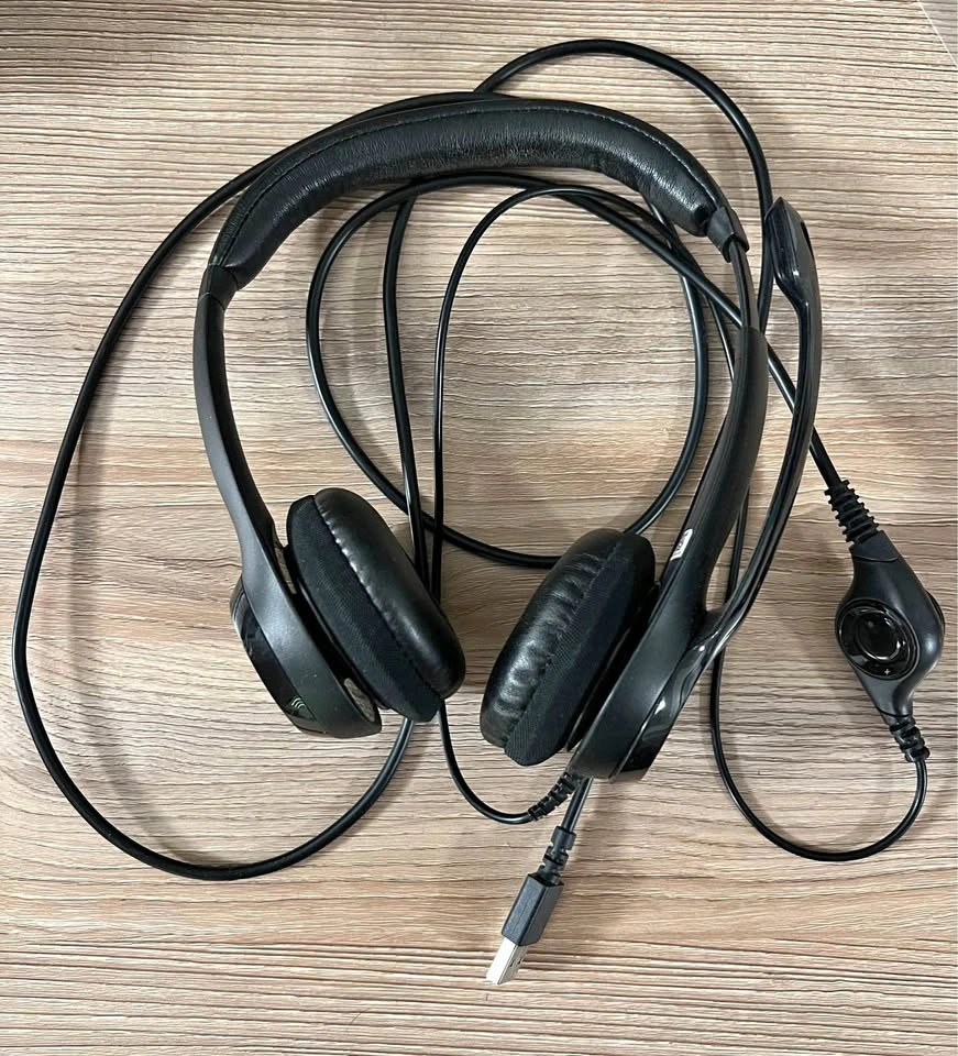 Logitech Wired Headset PC/Laptop Stereo Headphones with USB-A