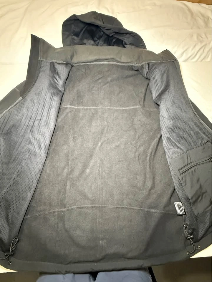 KUTOOK Black Softshell Windbreaker Jacket - Size XL - photo 3