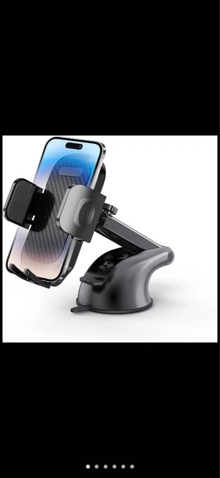 Car Suction Cup Phone Holder, 360° Rotation Anti-Shake Mount - photo 2