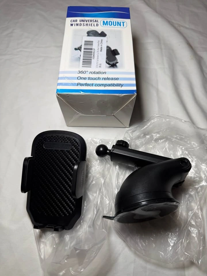Car Suction Cup Phone Holder, 360° Rotation Anti-Shake Mount - photo 3