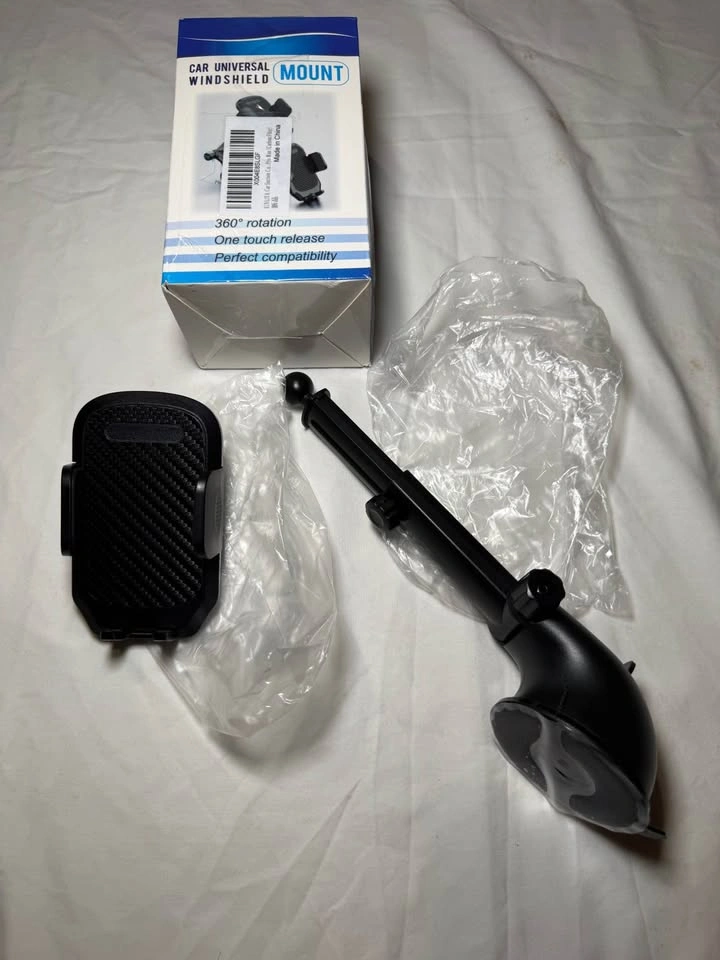 Car Suction Cup Phone Holder, 360° Rotation Anti-Shake Mount - photo 5