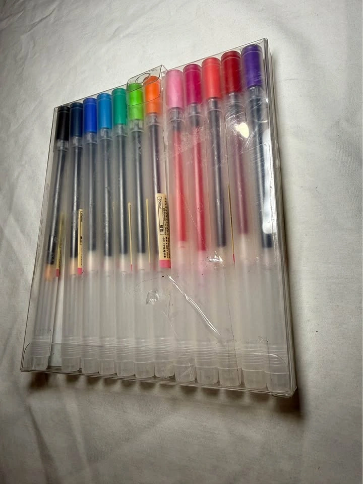 12 PCS 0.5mm Fine Tip Japanese Color Gel Pens - photo 4