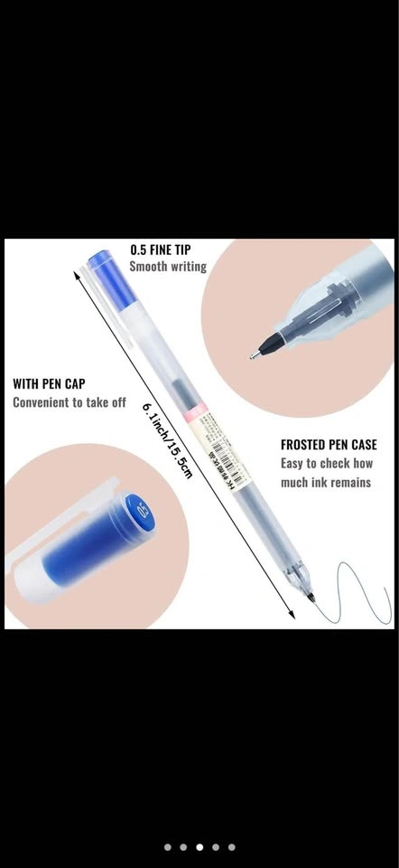 12 PCS 0.5mm Fine Tip Japanese Color Gel Pens - photo 5