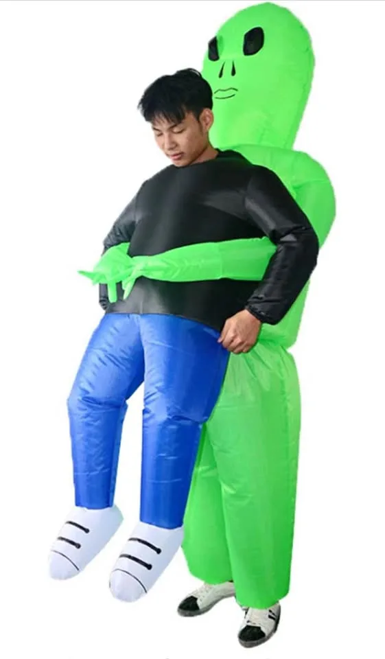 Adult/Teen Inflatable Alien Carry Halloween Costume thumbnail