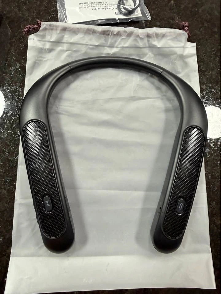 Neck Speaker, Wireless 3D Stereo Sound, 12H Playtime
