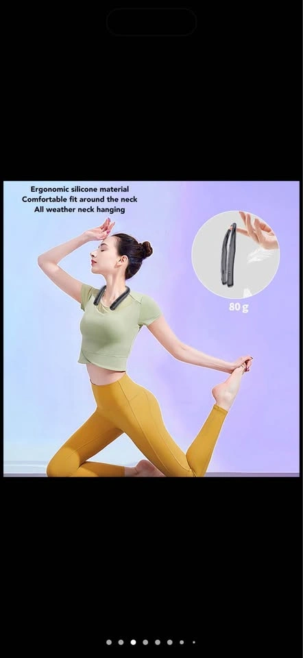 Neck Speaker, Wireless 3D Stereo Sound, 12H Playtime - photo 5