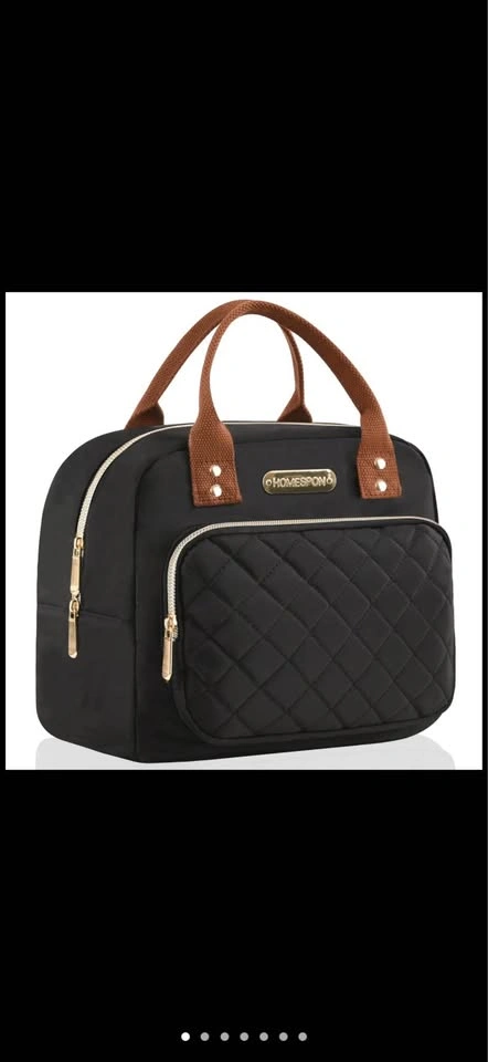 Lunch Bag for Woman Man Adults with Front Pocket - photo 2