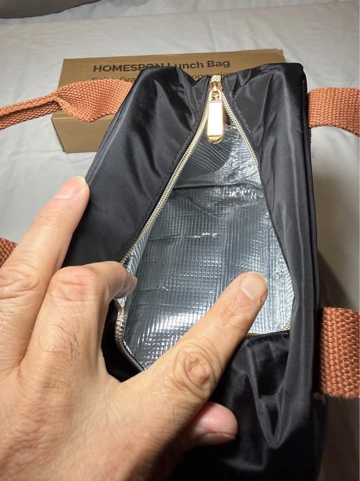 Lunch Bag for Woman Man Adults with Front Pocket - photo 4