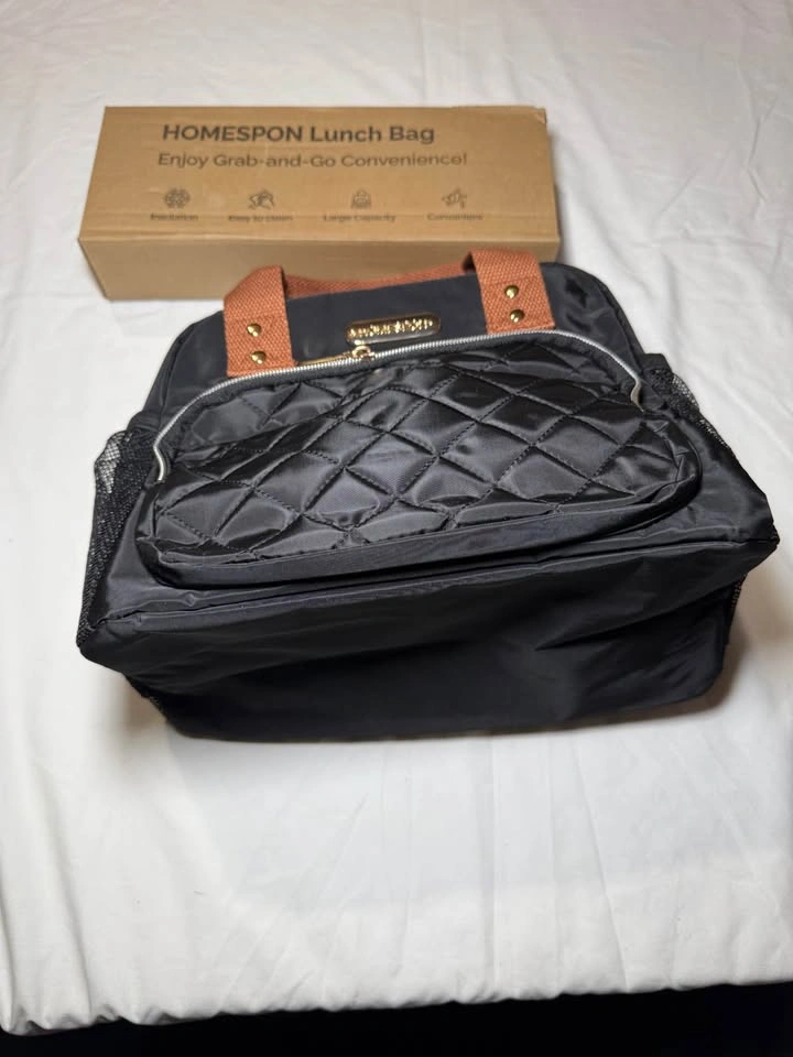 Lunch Bag for Woman Man Adults with Front Pocket - photo 5