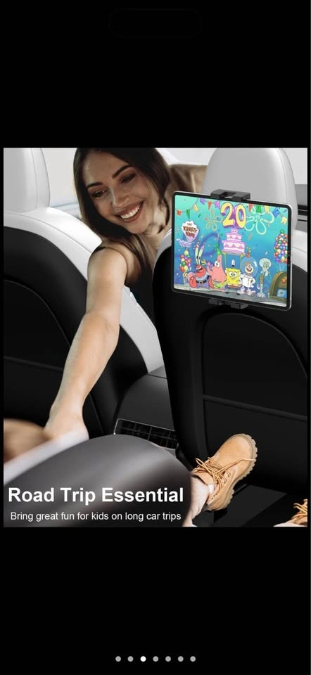Tesla Tablet Headrest Holder - Universal Mount - photo 5