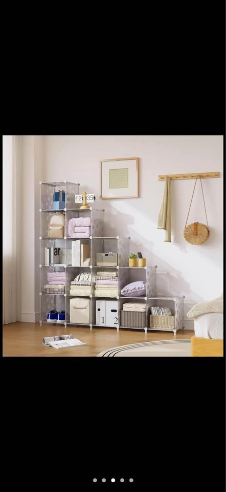 UNKU 15 CUBE STORAGE ORGANIZER, CLOSET ORGANIZER SHELF - photo 4