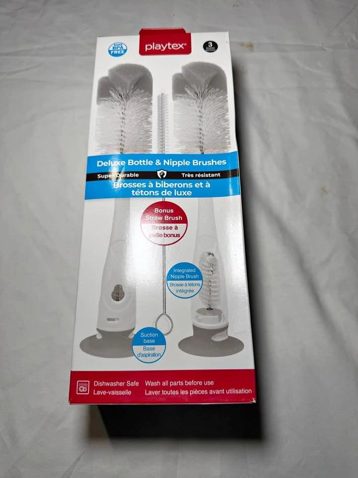Bottle & Nipple Brushes 3 Piece Baby Bottle Cleaning Brush
