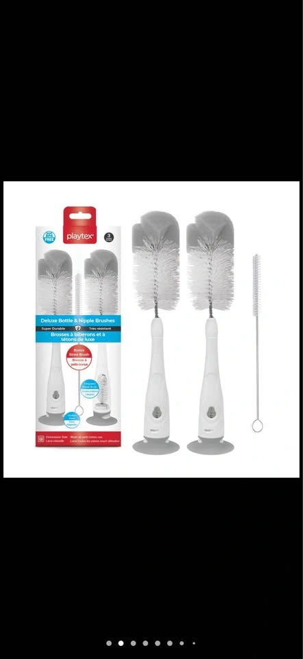 Bottle & Nipple Brushes 3 Piece Baby Bottle Cleaning Brush - photo 2