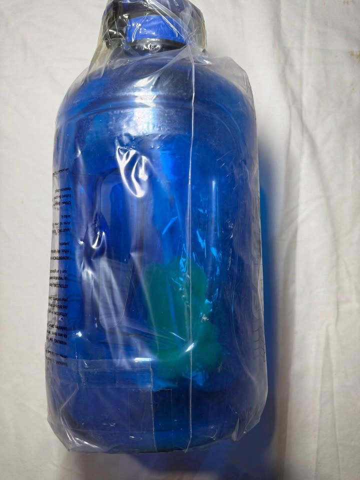 Motivational Water Bottle with Time Marker Straw 3L - photo 4