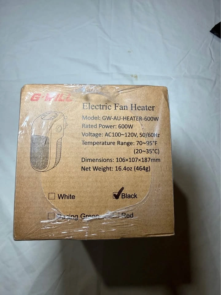 G-WILL Smart Plug-in 600W Ceramic Electric Space Heater - photo 5