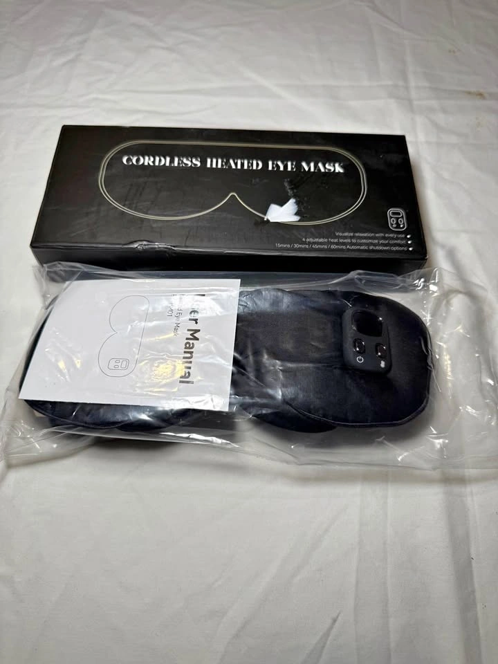 Heated Eye Mask for Dry Eye Relief, Cordless Warm Compress