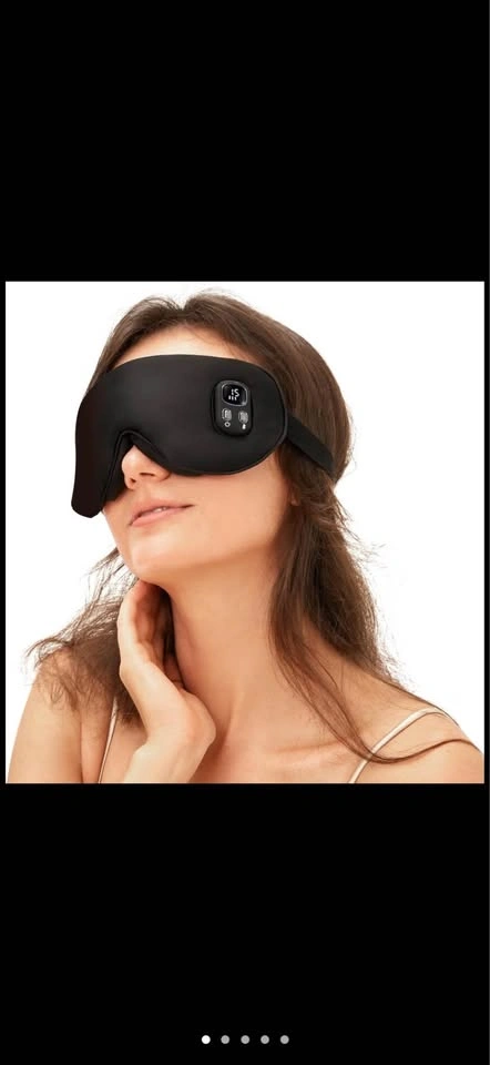 Heated Eye Mask for Dry Eye Relief, Cordless Warm Compress - photo 2