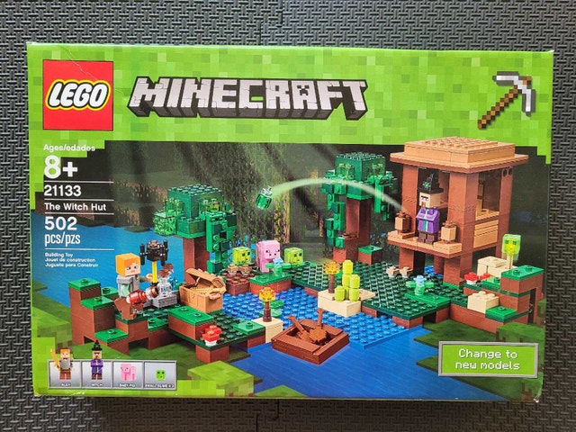 LEGO Minecraft 21133 The Witch Hut, New and Factory Sealed