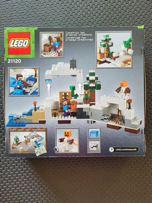 LEGO Minecraft 21120 The Snow Hideout, New and Factory Sealed - photo 2