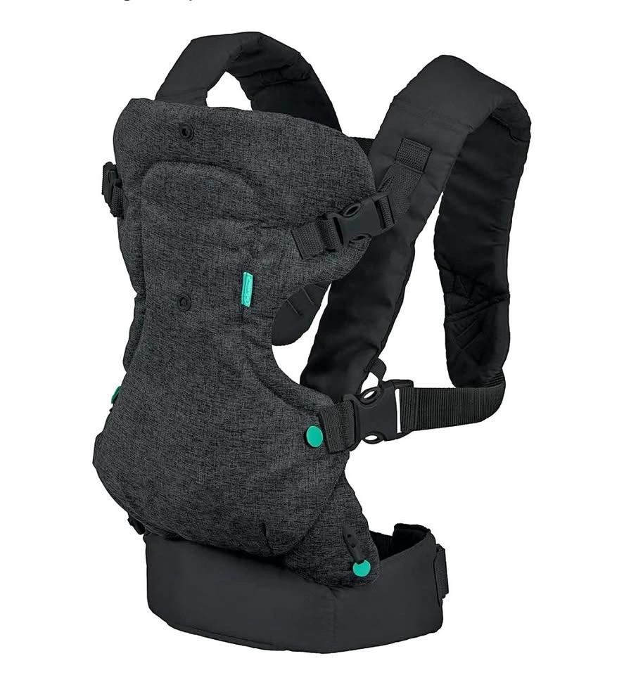 Infantino Flip 4-in-1 Baby Carrier – Black Denim – Like New